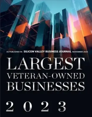 Silicon Valley business journal - largest veteran-owned business 2023